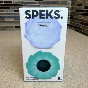 NEW SPEKS Gump Surface Memory Gel Stress Ball 2pk Dew Burst & Sea Glass Sealed
